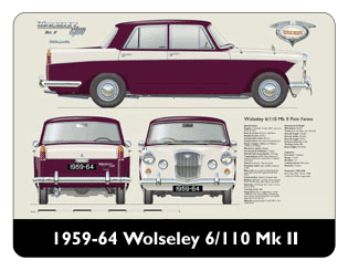 Wolseley 6/110 MkII 1961-64 Mouse Mat